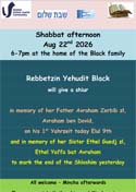 Shabbat Shiur